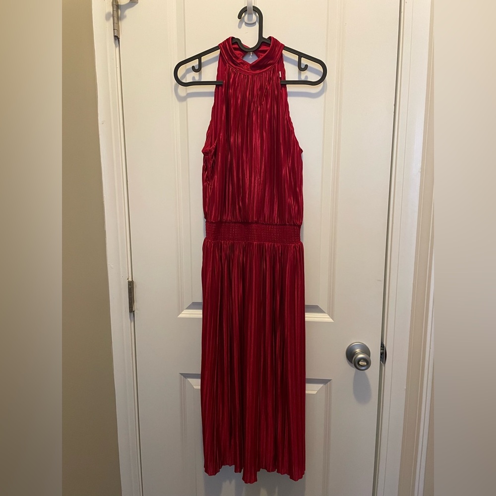 White House Black Market Vibrant Red Dress